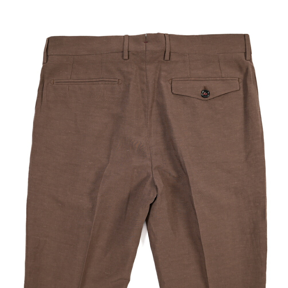 SUMMER SALE｜26SS BERWICH “RETRO THECA 1P” リネン混 ワンタックスラックス