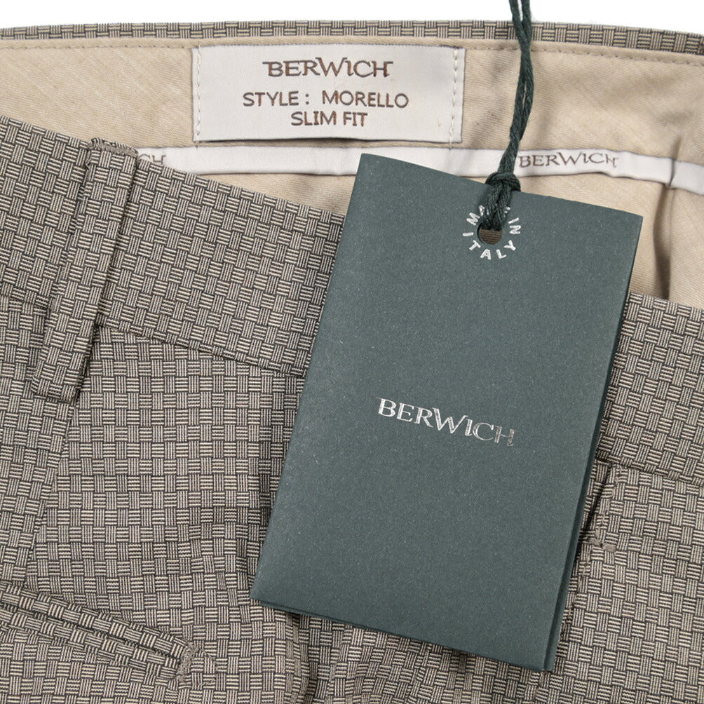 SUMMER SALE｜26SS BERWICH “MORELLO” ストレッチコットン ノータックチノパンツ
