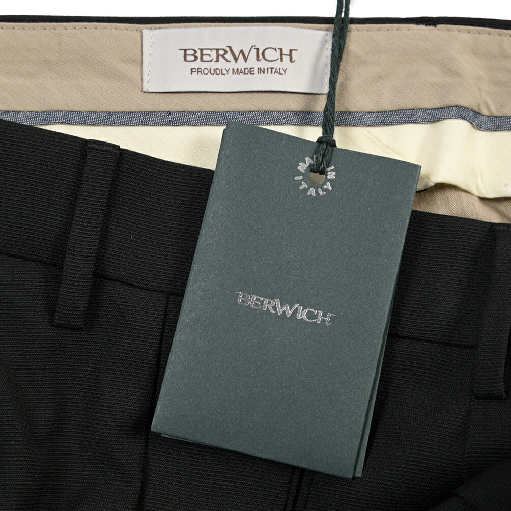 SUMMER SALE｜26SS BERWICH “RETRO THECA 1P” ストレッチウール ワンタックスラックス
