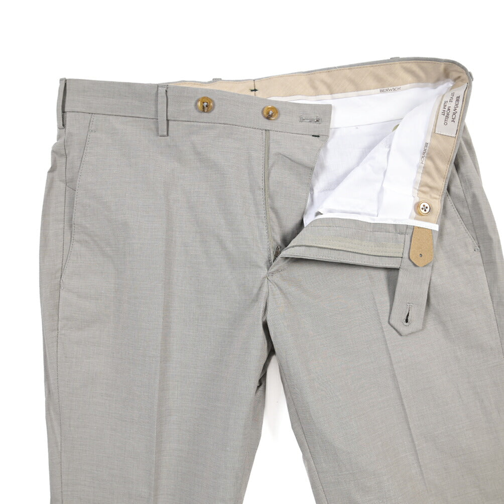 SUMMER SALE｜26SS BERWICH “MORELLO” ストレッチコットン ノータックチノパンツ