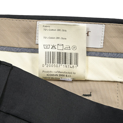 SUMMER SALE｜26SS BERWICH “RETRO THECA 1P” シルク混コットン ワンタックスラックス