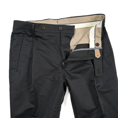 SUMMER SALE｜26SS BERWICH “RETRO THECA 1P” シルク混コットン ワンタックスラックス