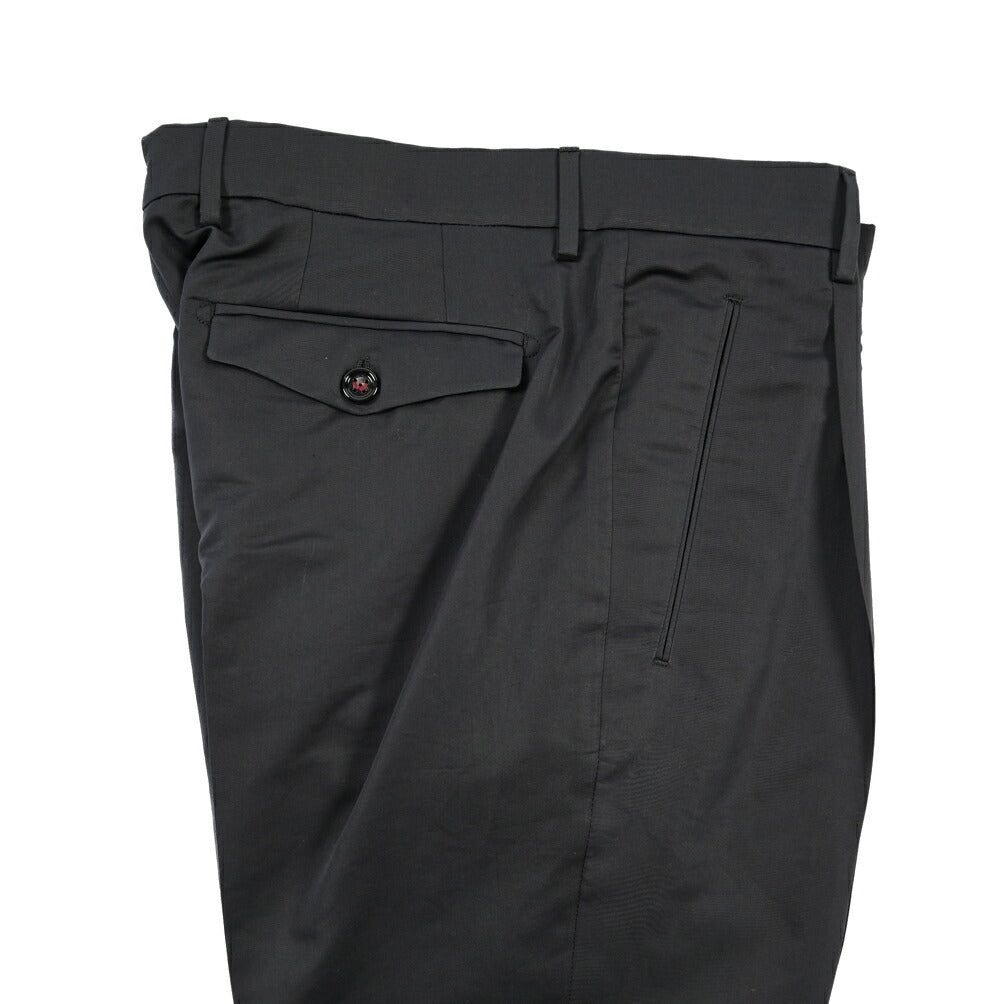 SUMMER SALE｜26SS BERWICH “RETRO THECA 1P” シルク混コットン ワンタックスラックス