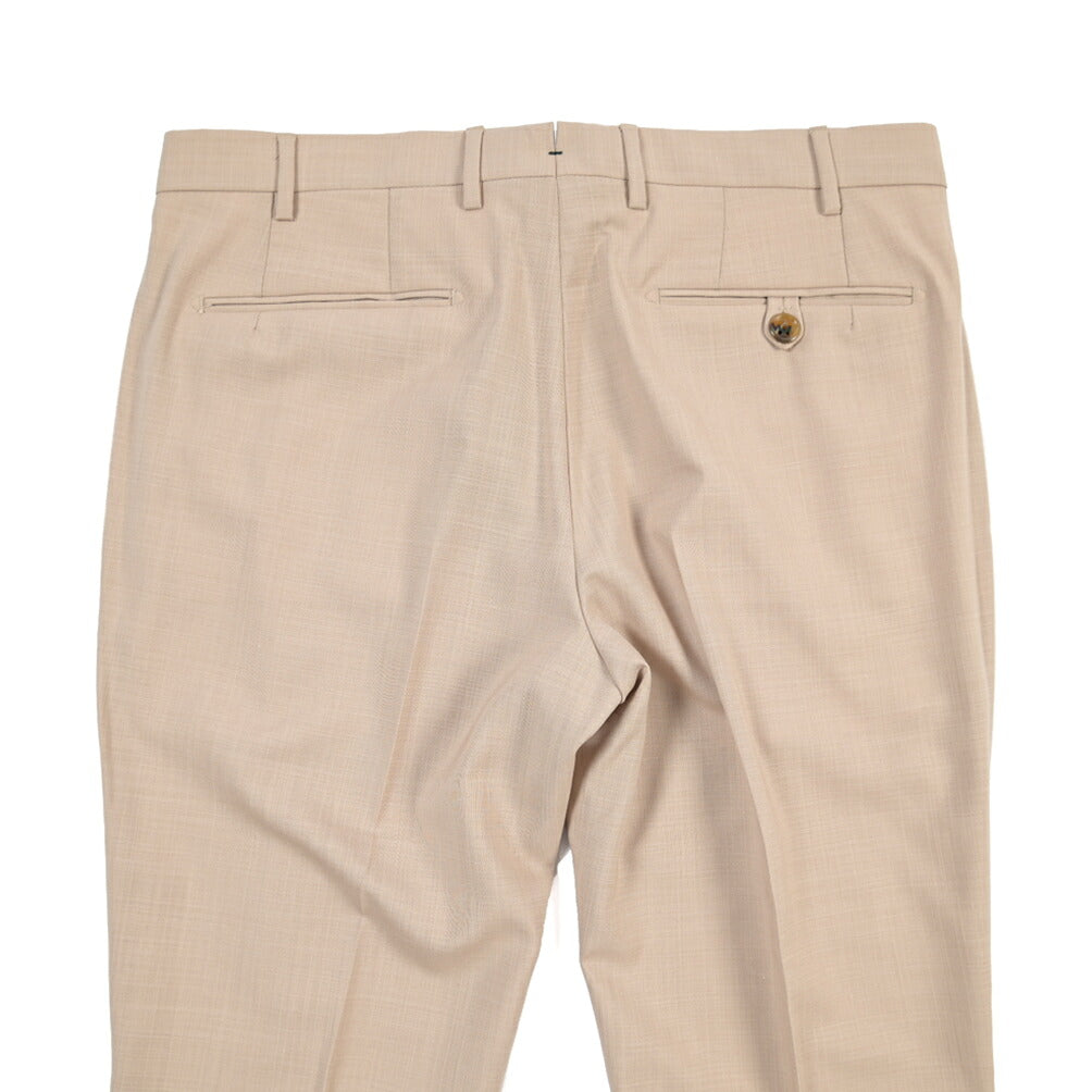 SUMMER SALE｜26SS BERWICH “MORELLO” シルク混ウール ノータックスラックス