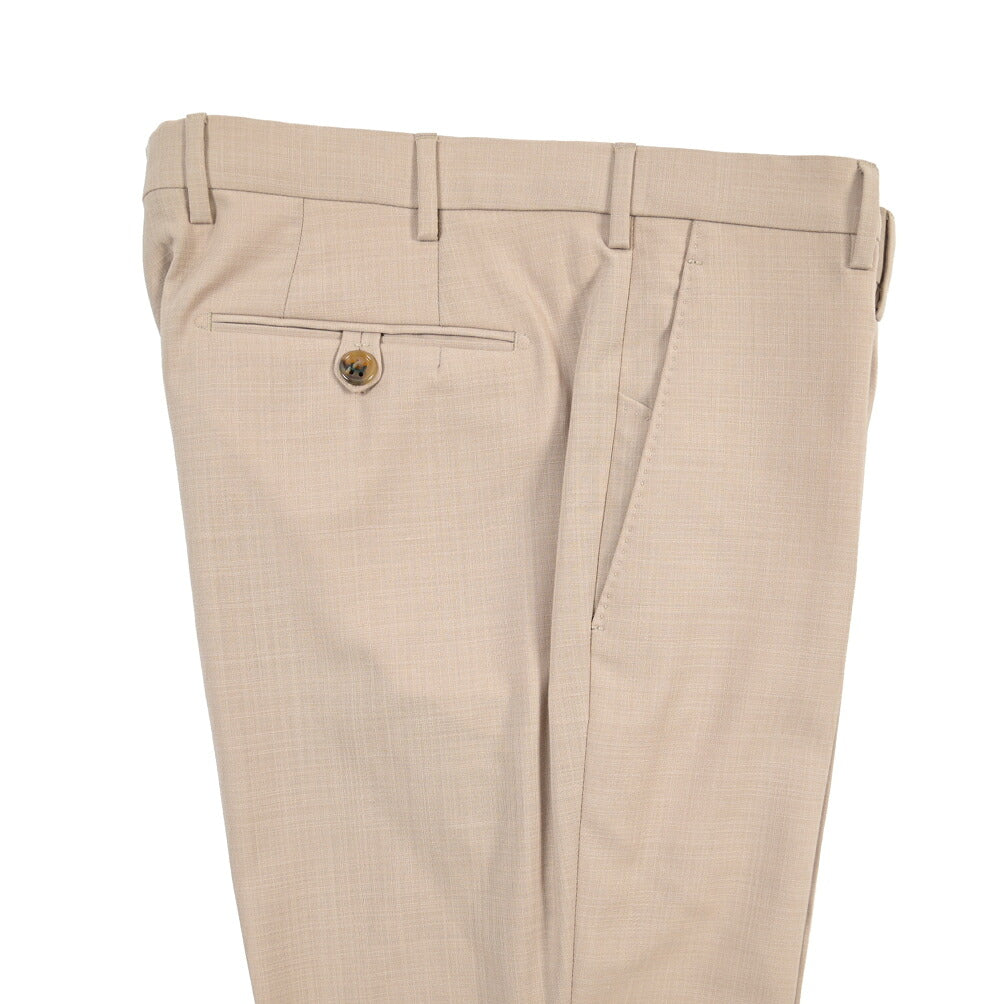 SUMMER SALE｜26SS BERWICH “MORELLO” シルク混ウール ノータックスラックス