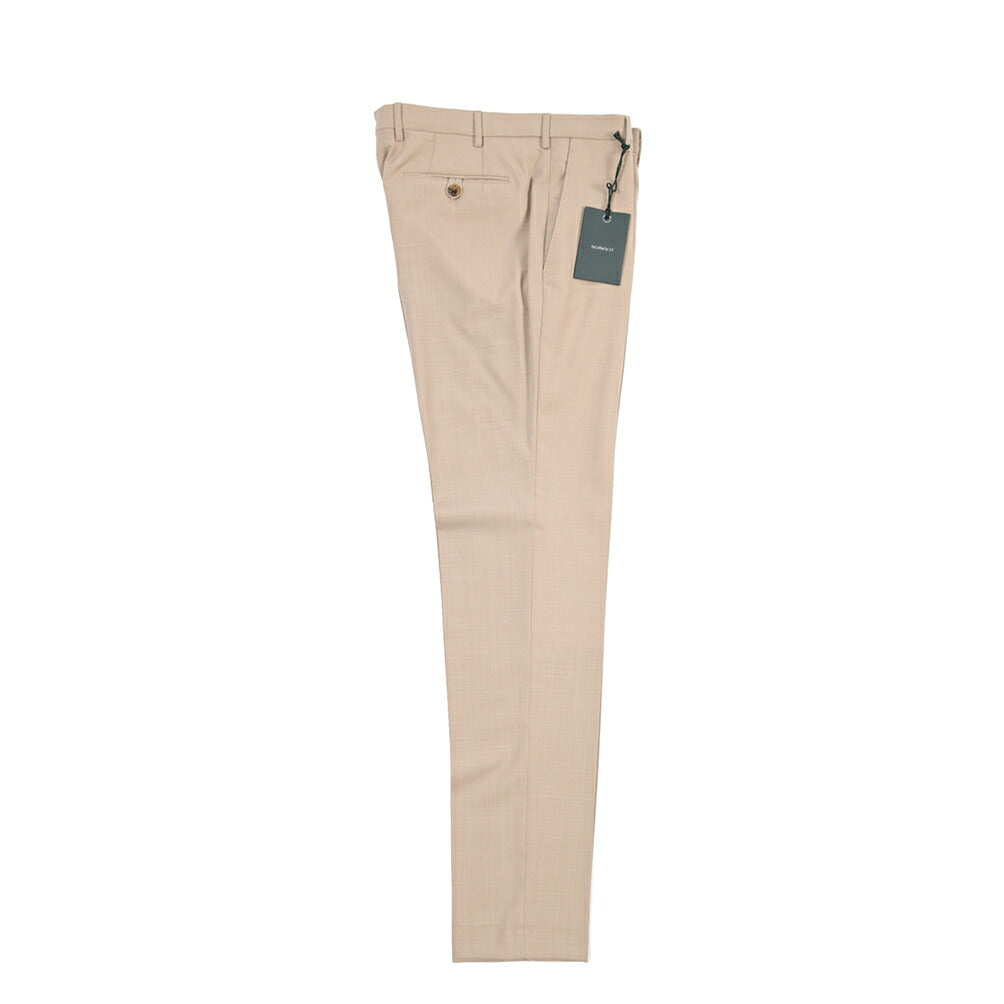 SUMMER SALE｜26SS BERWICH “MORELLO” シルク混ウール ノータックスラックス