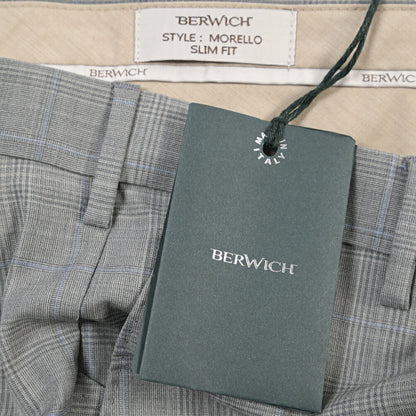 SUMMER SALE｜26SS BERWICH “MORELLO” ヴァージンウール100% ノータックスリムスラックス