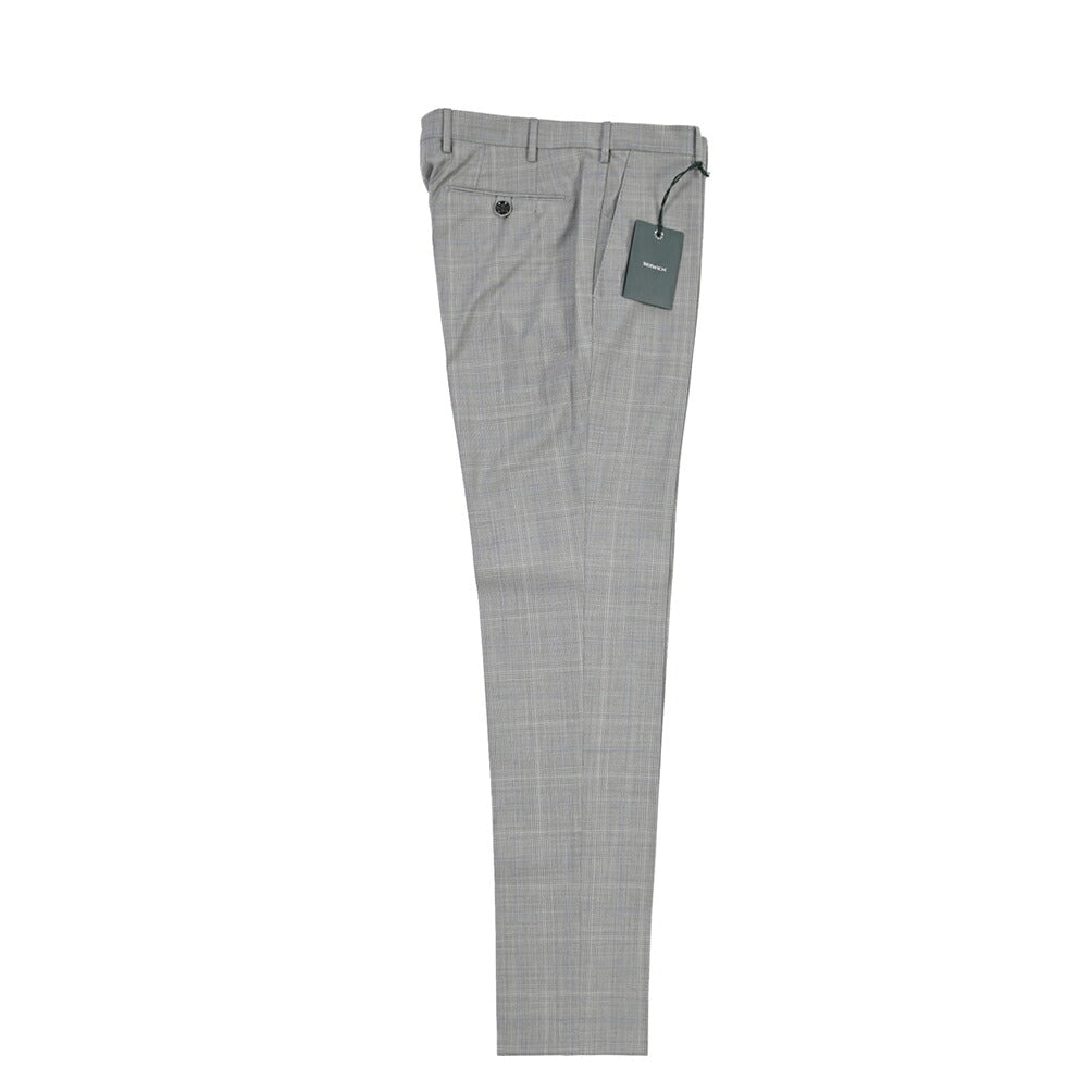 SUMMER SALE｜26SS BERWICH “MORELLO” ヴァージンウール100% ノータックスリムスラックス