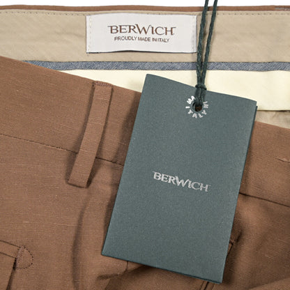 SUMMER SALE｜26SS BERWICH “RETRO THECA 1P” リネン混 ワンタックスラックス