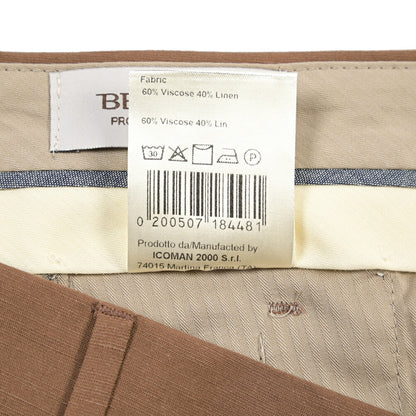 SUMMER SALE｜26SS BERWICH “RETRO THECA 1P” リネン混 ワンタックスラックス