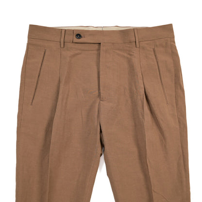 SUMMER SALE｜26SS BERWICH “RETRO THECA 1P” リネン混 ワンタックスラックス