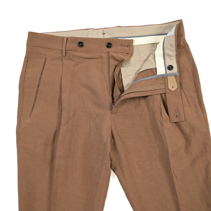 SUMMER SALE｜26SS BERWICH “RETRO THECA 1P” リネン混 ワンタックスラックス