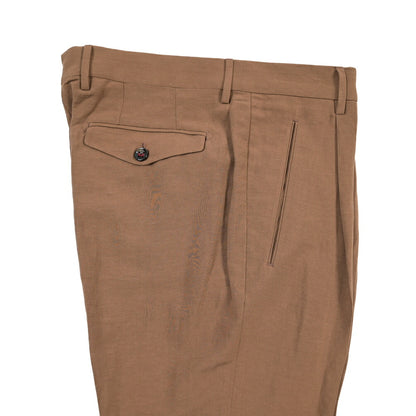 SUMMER SALE｜26SS BERWICH “RETRO THECA 1P” リネン混 ワンタックスラックス