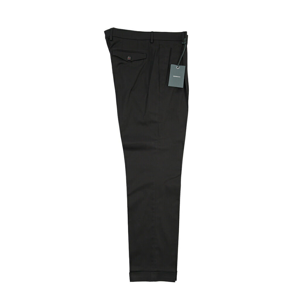 SUMMER SALE｜26SS BERWICH “RETRO THECA 1P” ストレッチコットン ワンタックパンツ