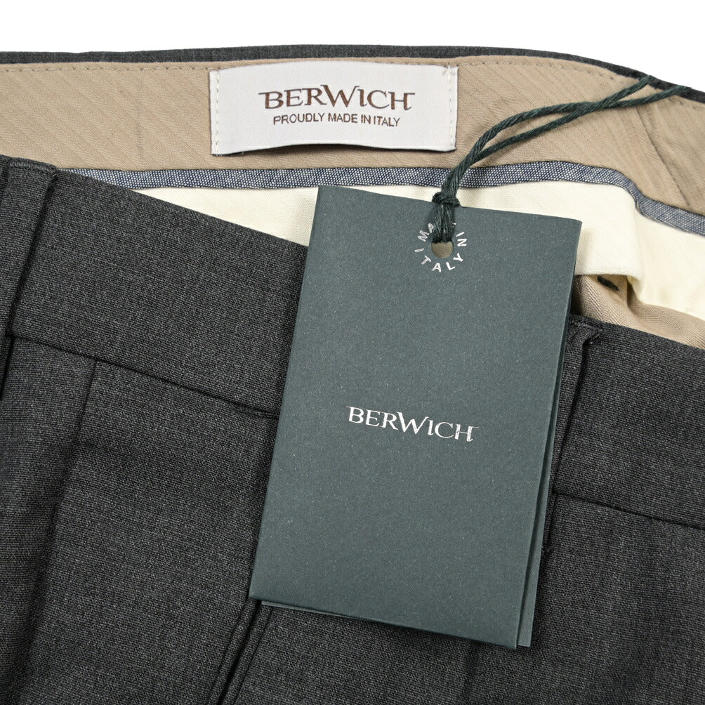 SUMMER SALE｜26SS BERWICH “RETRO THECA 1P” ストレッチコットン ワンタックパンツ