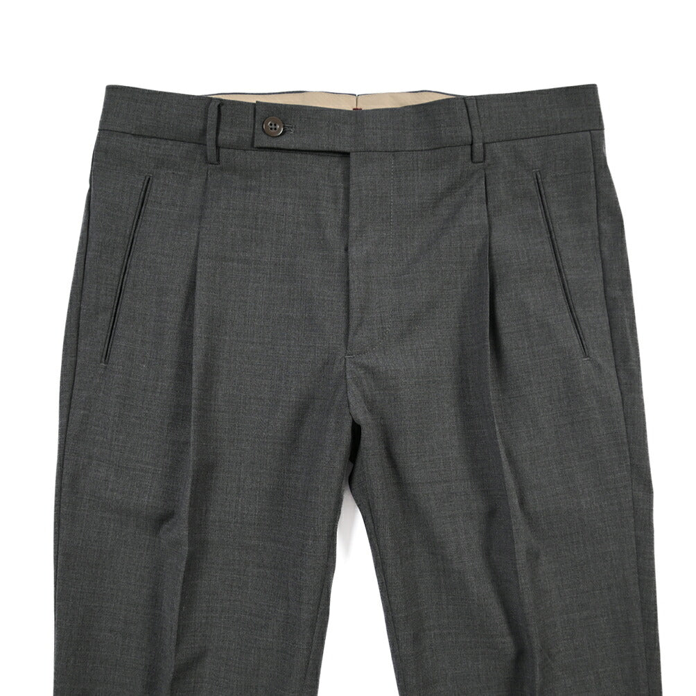 SUMMER SALE｜26SS BERWICH “RETRO THECA 1P” ストレッチコットン ワンタックパンツ
