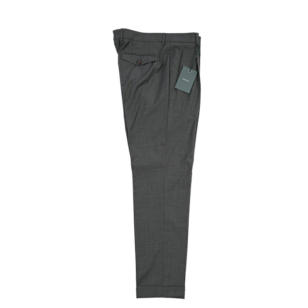 SUMMER SALE｜26SS BERWICH “RETRO THECA 1P” ストレッチコットン ワンタックパンツ