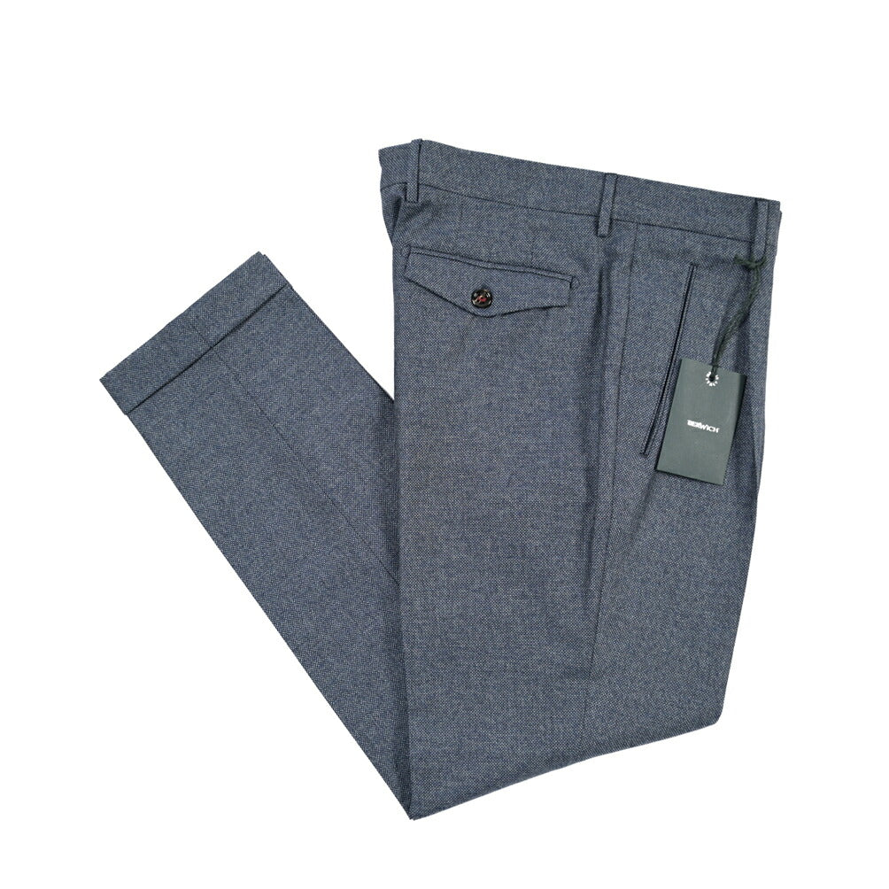 SUMMER SALE｜26SS BERWICH “RETRO THECA 1P” コットン混ウール ワンタックパンツ