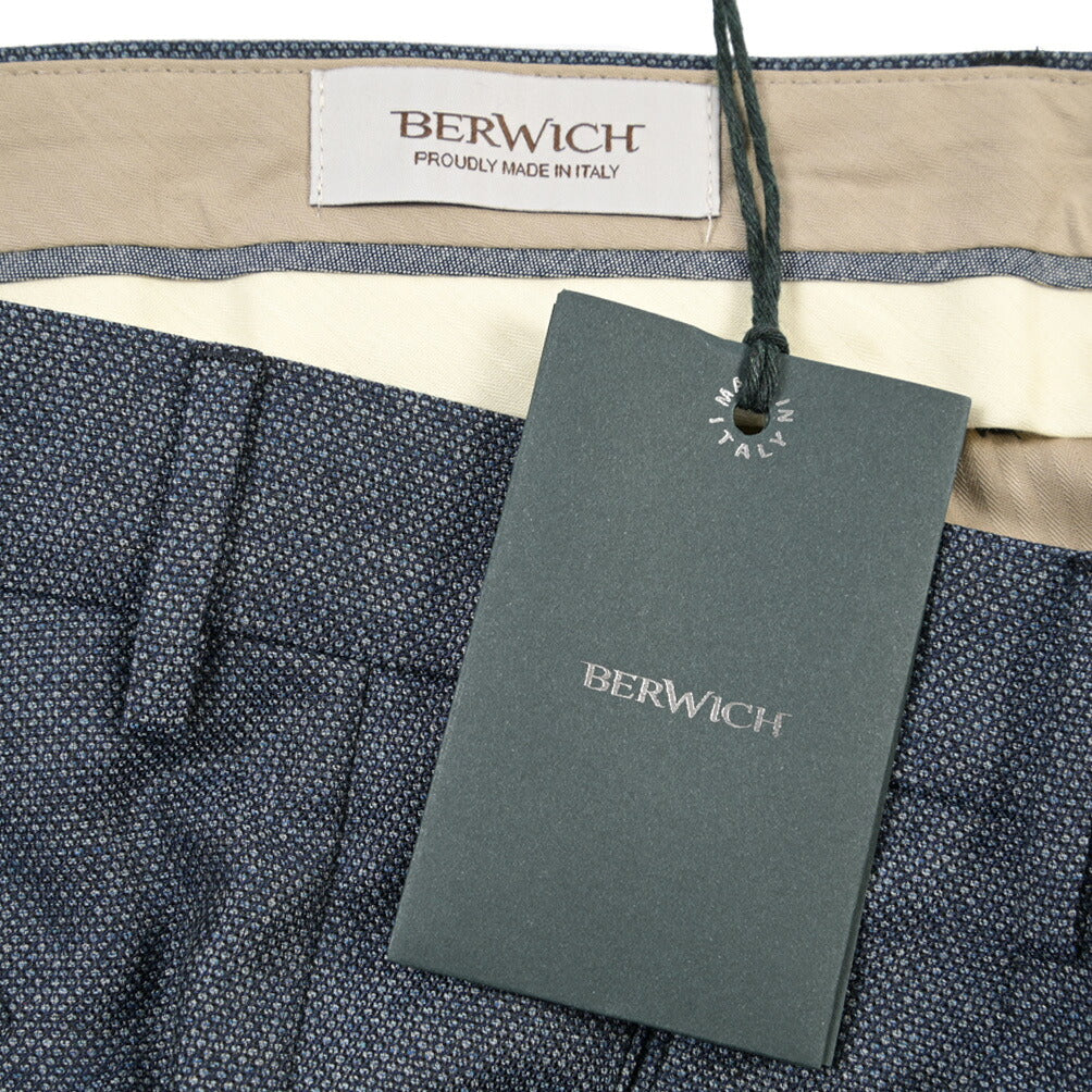 SUMMER SALE｜26SS BERWICH “RETRO THECA 1P” コットン混ウール ワンタックパンツ