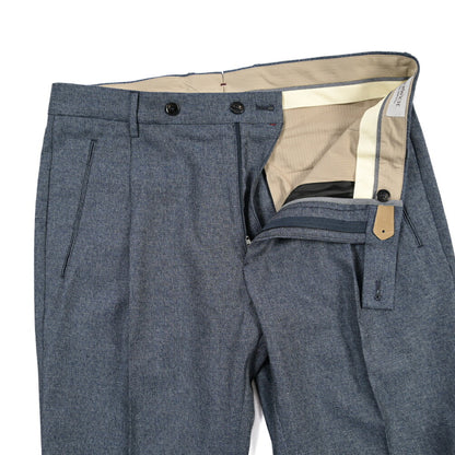 SUMMER SALE｜26SS BERWICH “RETRO THECA 1P” コットン混ウール ワンタックパンツ