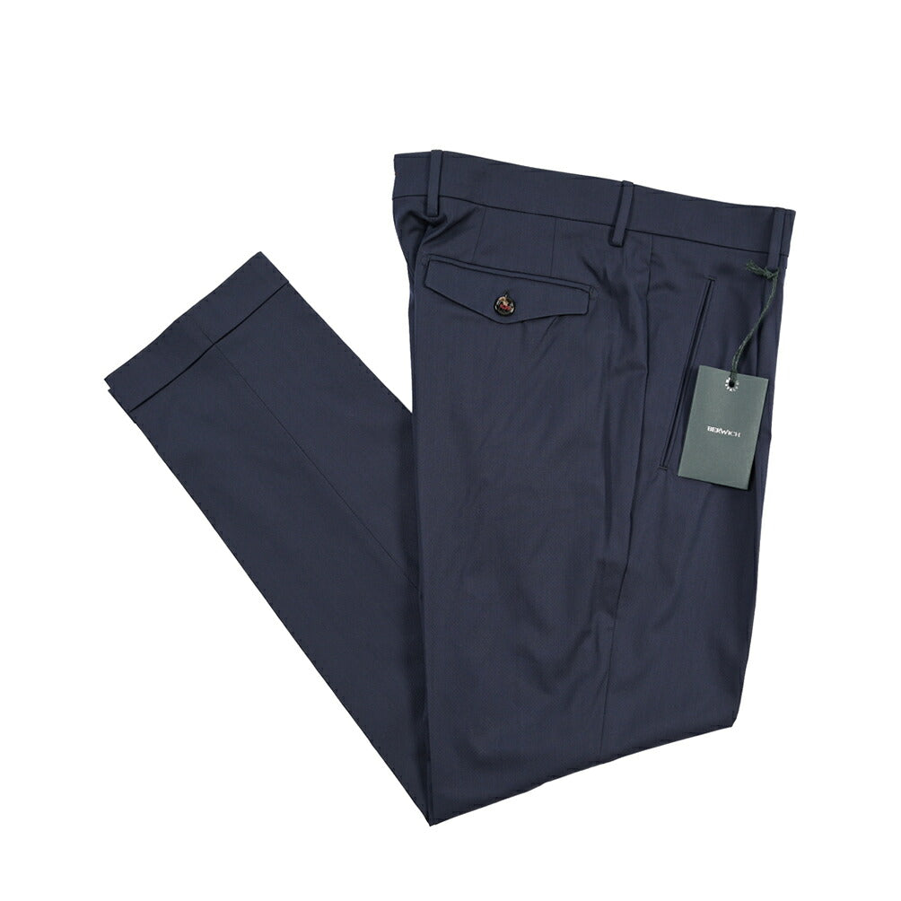 SUMMER SALE｜26SS BERWICH “RETRO THECA 1P” ストレッチコットン ワンタックパンツ