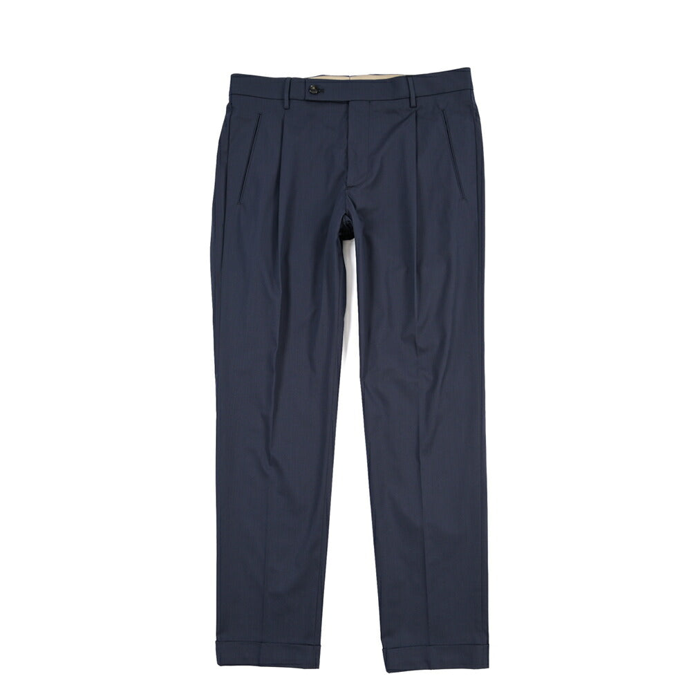 SUMMER SALE｜26SS BERWICH “RETRO THECA 1P” ストレッチコットン ワンタックパンツ