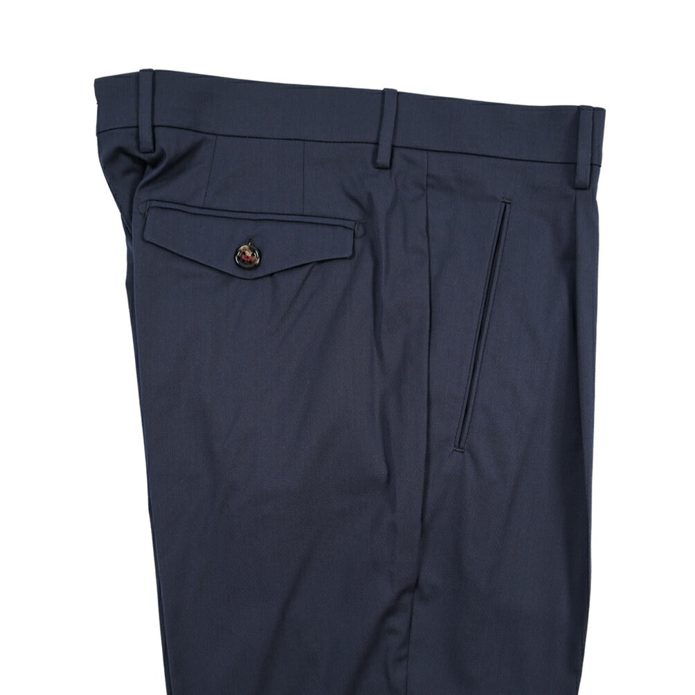 SUMMER SALE｜26SS BERWICH “RETRO THECA 1P” ストレッチコットン ワンタックパンツ