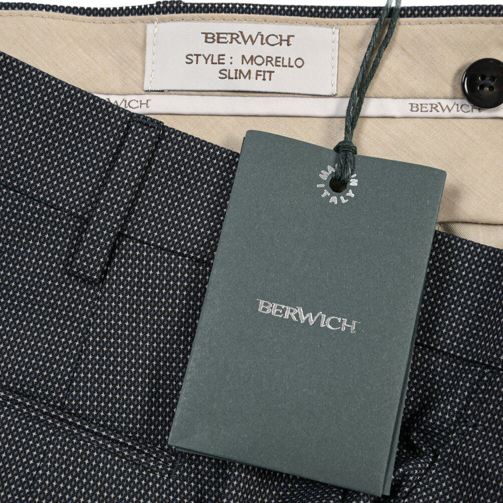 SUMMER SALE｜26SS BERWICH “MORELLO” ナイロン混コットン ノータックチノパンツ