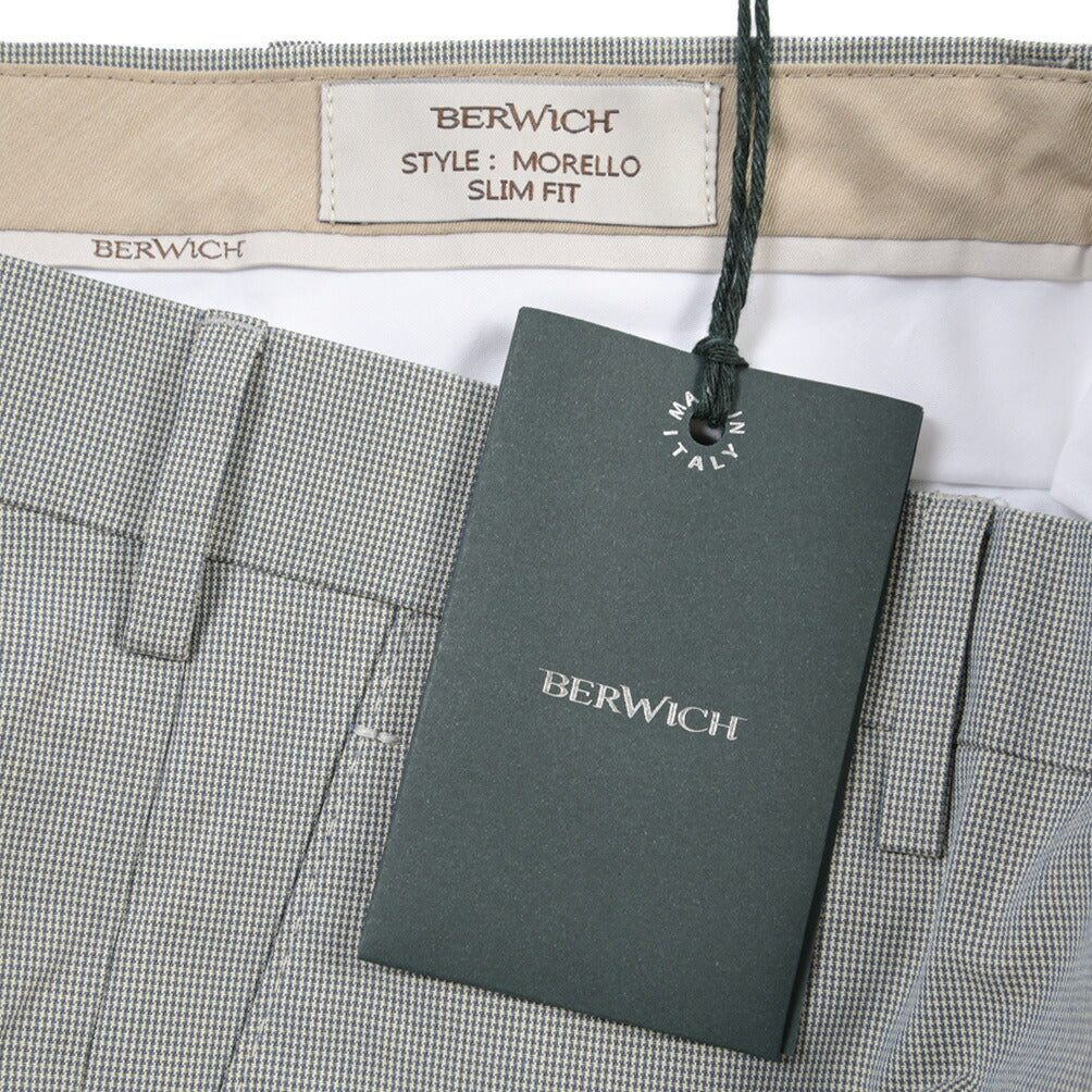 SUMMER SALE｜26SS BERWICH “MORELLO” リヨセル混コットン ノータックパンツ