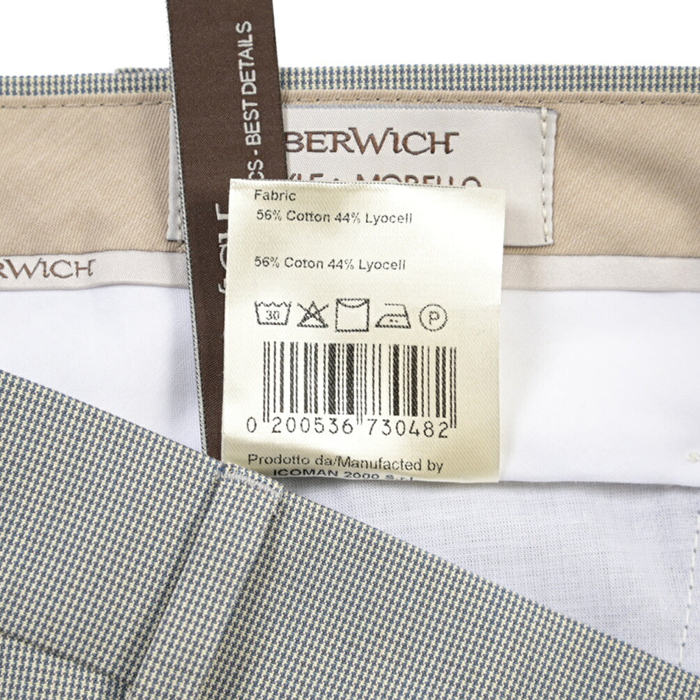 SUMMER SALE｜26SS BERWICH “MORELLO” リヨセル混コットン ノータックパンツ