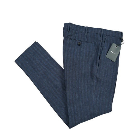 SUMMER SALE｜26SS BERWICH “MORELLO” リネン混 ノータックスリムパンツ