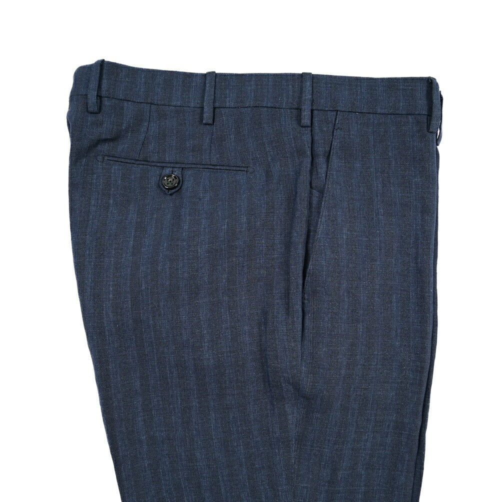 SUMMER SALE｜26SS BERWICH “MORELLO” リネン混 ノータックスリムパンツ
