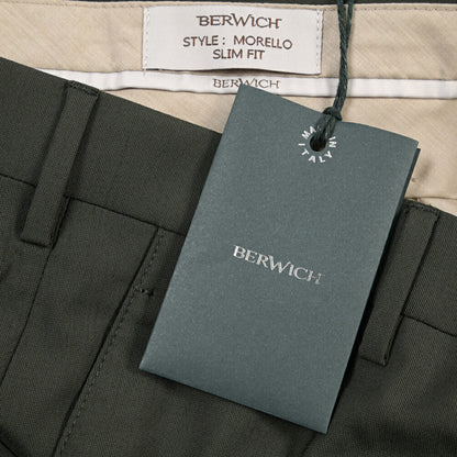 SUMMER SALE｜26SS BERWICH “MORELLO” ストレッチウール ノータックスラックス