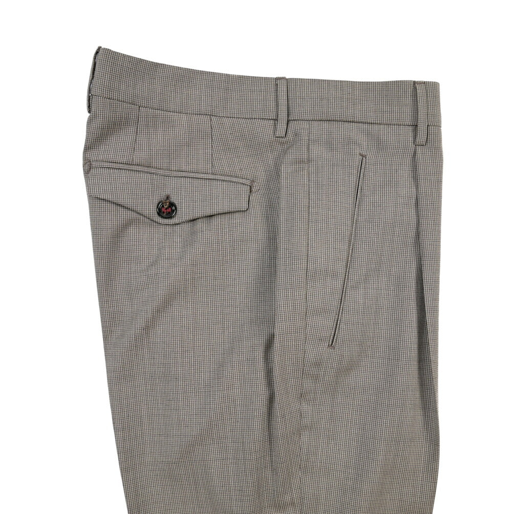 SUMMER SALE｜26SS BERWICH “RETRO THECA 1P” ヴァージンウール100% ワンタックスラックス