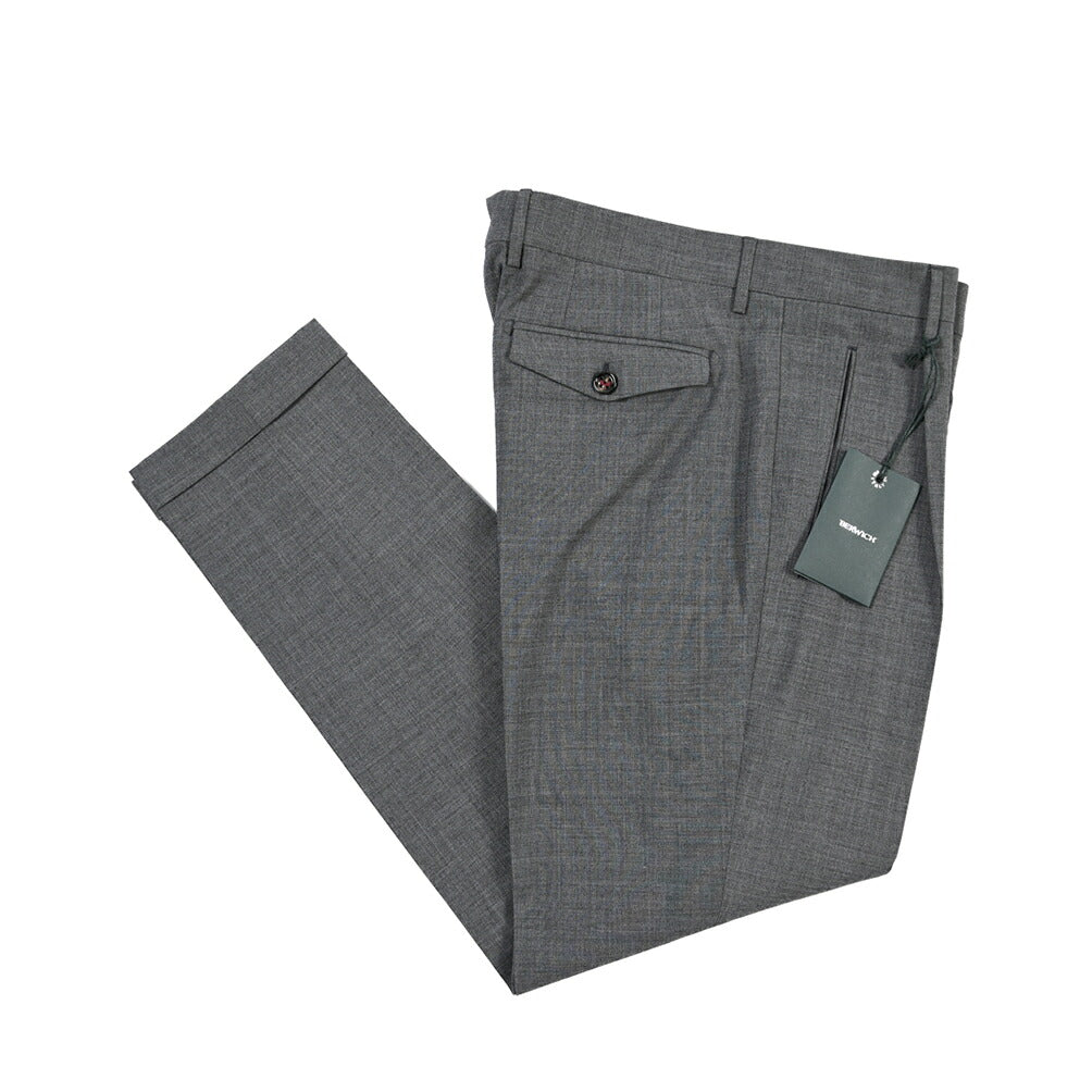 SUMMER SALE｜26SS BERWICH “RETRO THECA 1P” ストレッチウール ワンタックスラックス