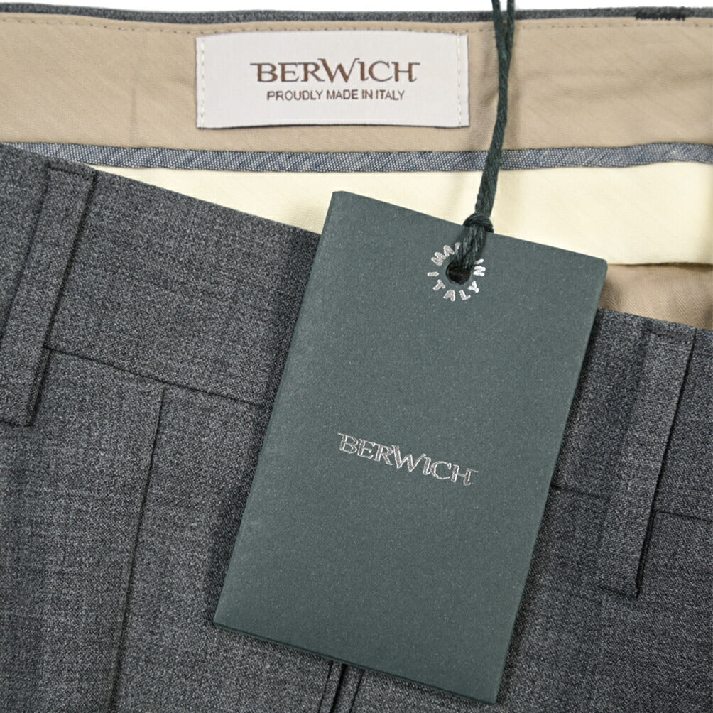 SUMMER SALE｜26SS BERWICH “RETRO THECA 1P” ストレッチウール ワンタックスラックス