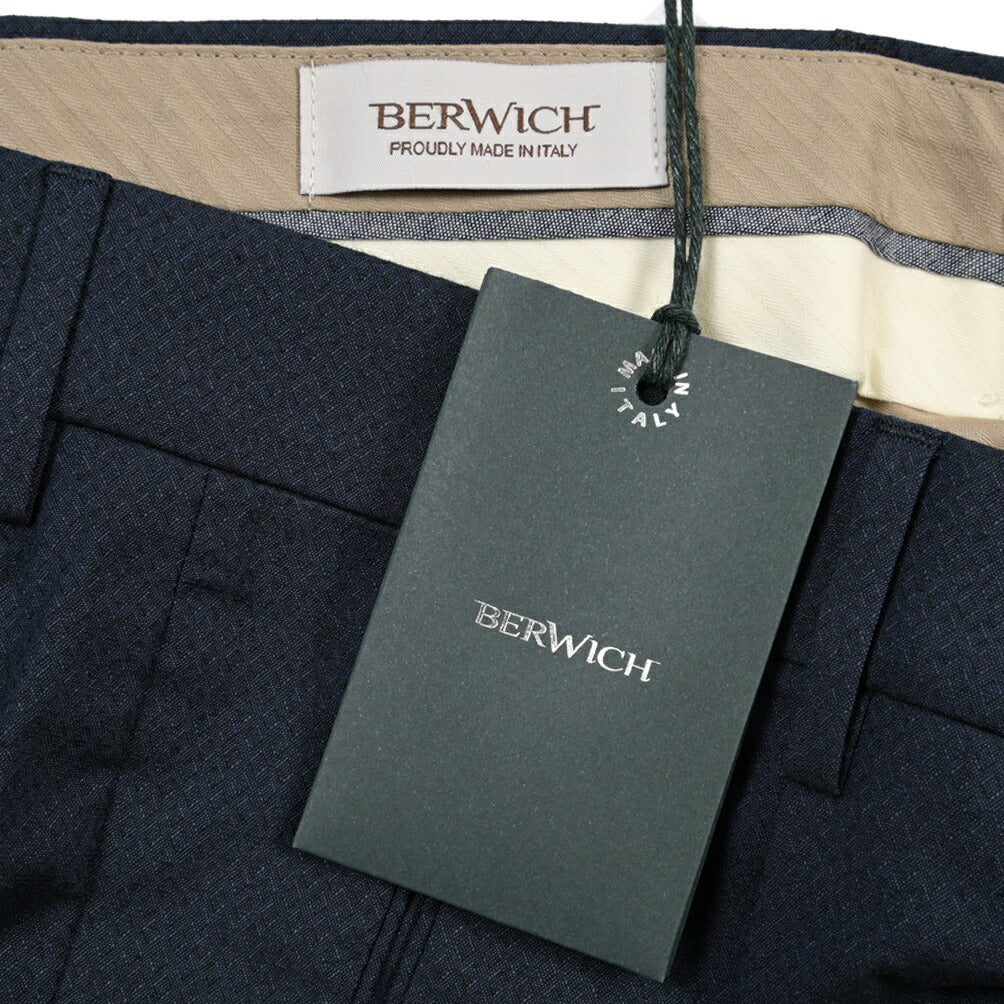 SUMMER SALE｜26SS BERWICH “RETRO THECA 1P” ストレッチコットン ワンタックパンツ