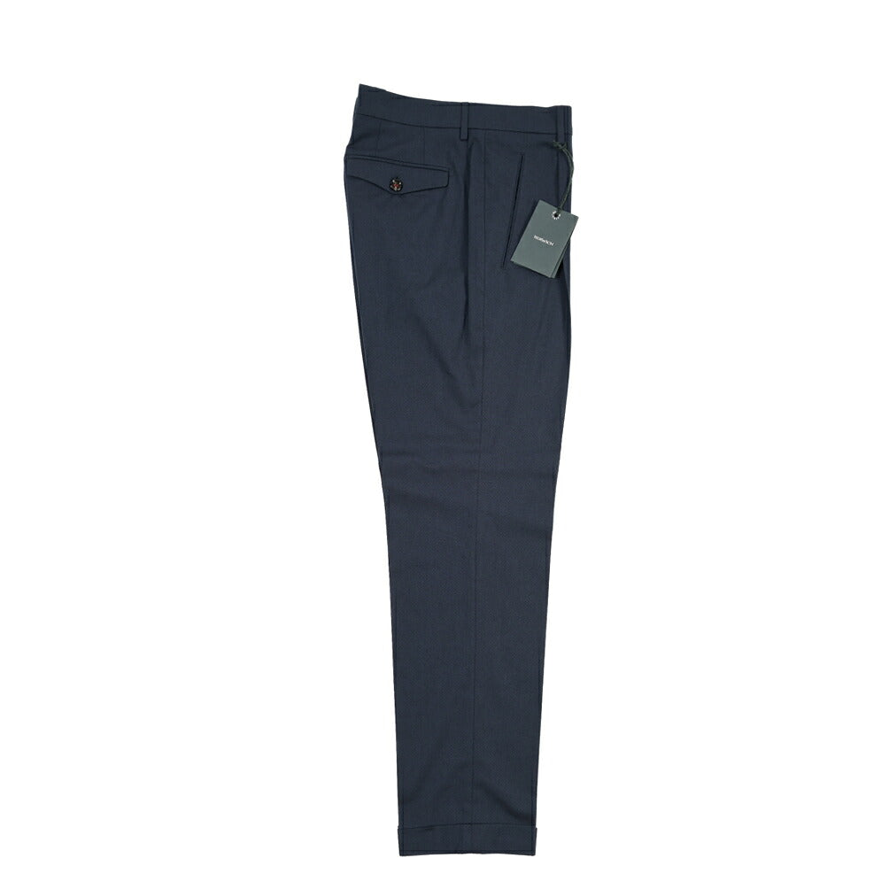 SUMMER SALE｜26SS BERWICH “RETRO THECA 1P” ストレッチコットン ワンタックパンツ
