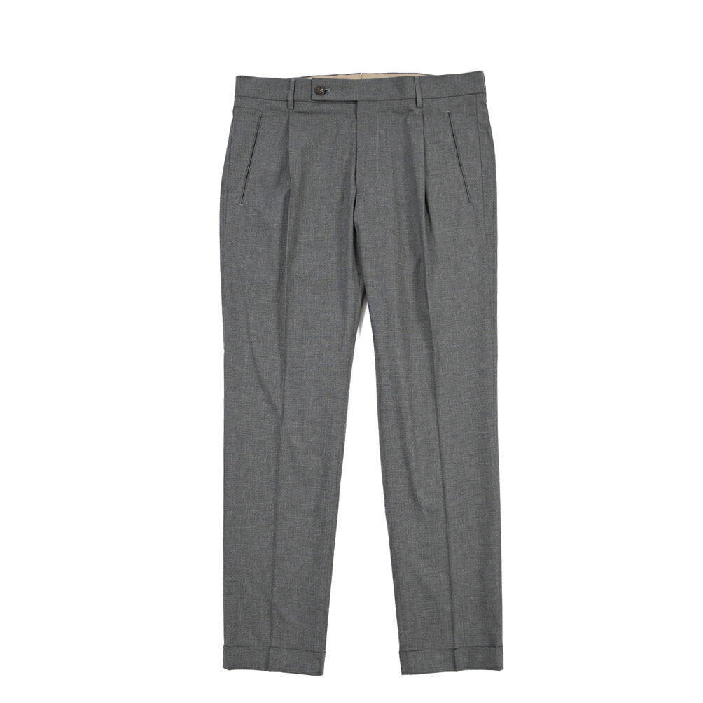 SUMMER SALE｜26SS BERWICH “RETRO THECA 1P” ストレッチコットン ワンタックパンツ
