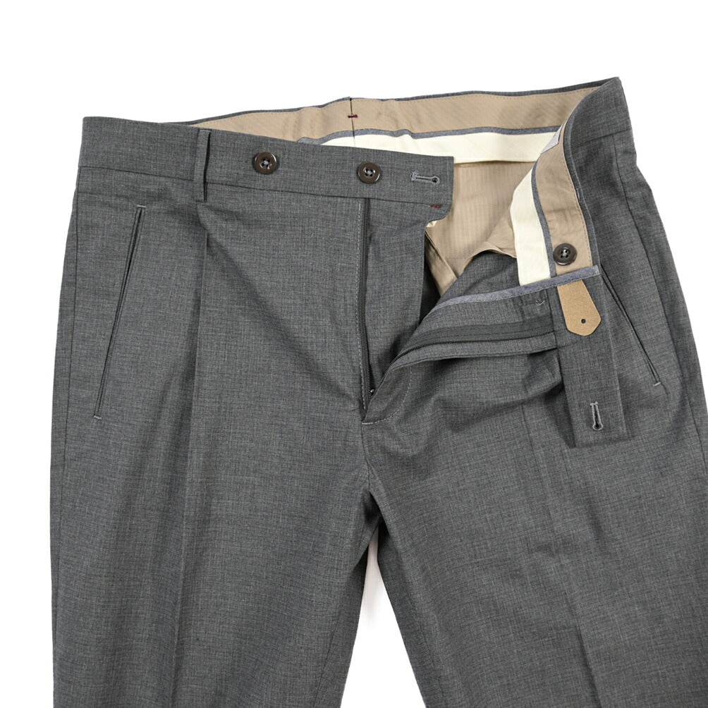 SUMMER SALE｜26SS BERWICH “RETRO THECA 1P” ストレッチコットン ワンタックパンツ