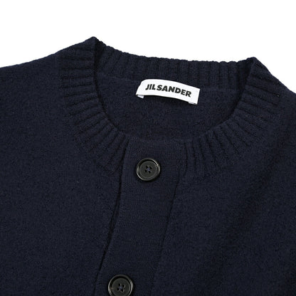 26-27AW JIL SANDER メリノウール100% ミドルゲージニットカーディガン