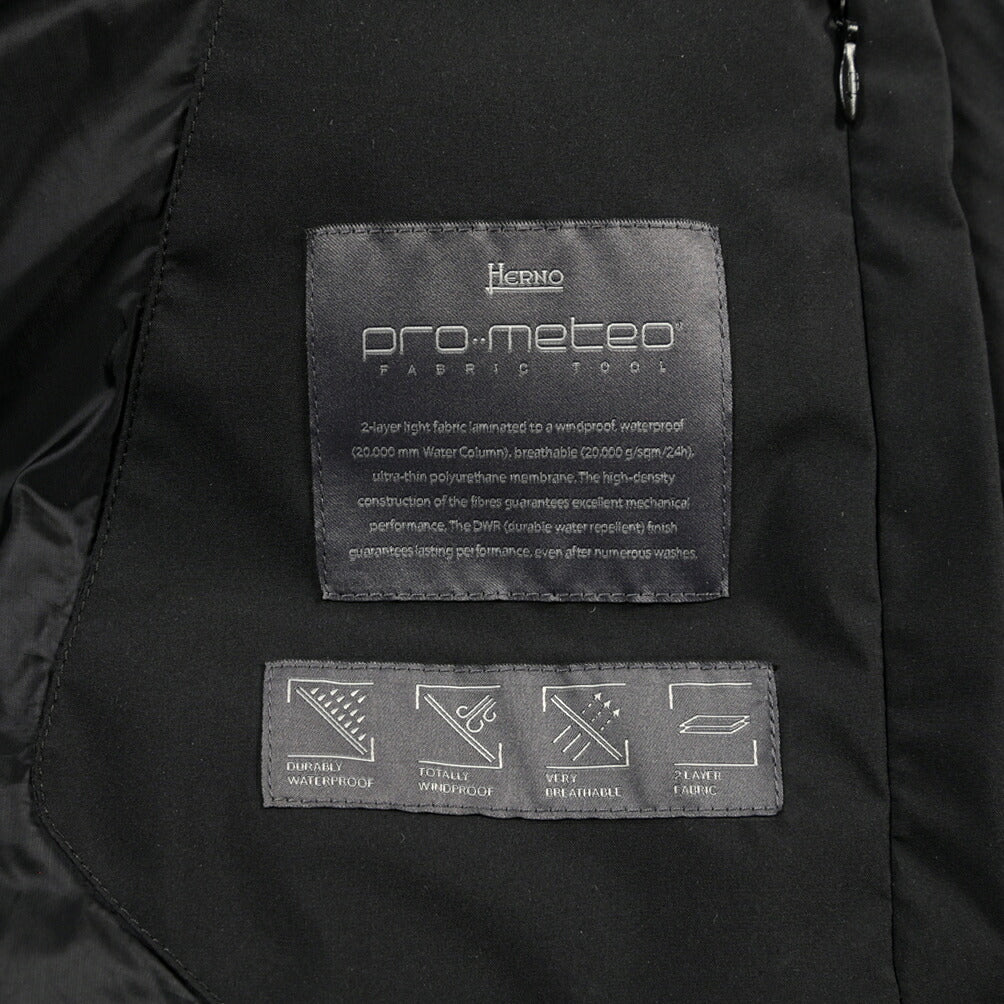 26-27AW HERNO “FUNCTIONAL WARDROBE” PRO-METEO フード付きダウンジャケット