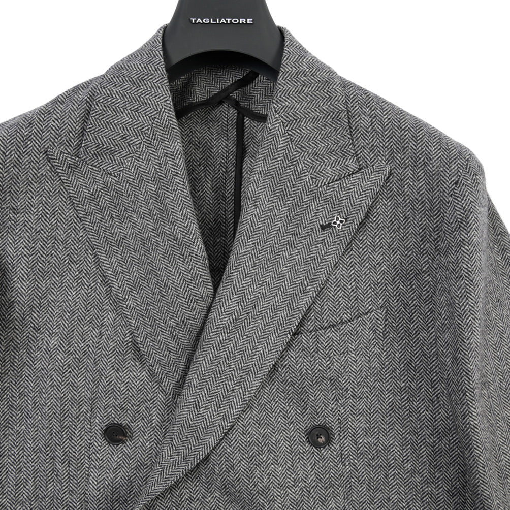 26-27AW TAGLIATORE “NAPOLI” カシミヤ混ヴァージンウール 6Bダブルテーラードジャケット