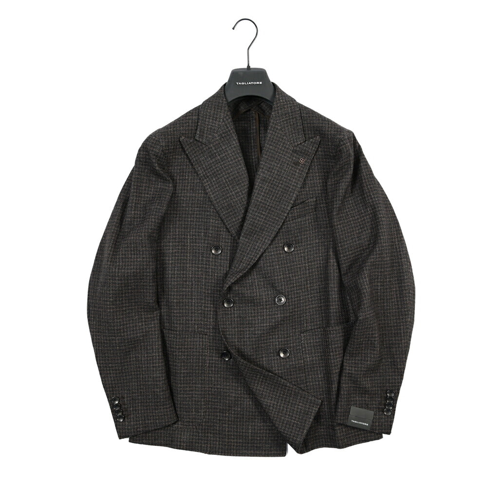 26-27AW TAGLIATORE “MONTECARLO” シルク混ウール 6Bダブルテーラードジャケット