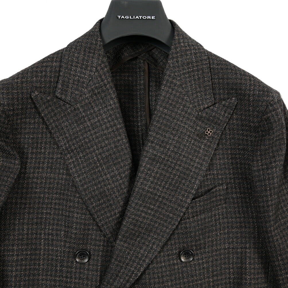 26-27AW TAGLIATORE “MONTECARLO” シルク混ウール 6Bダブルテーラードジャケット