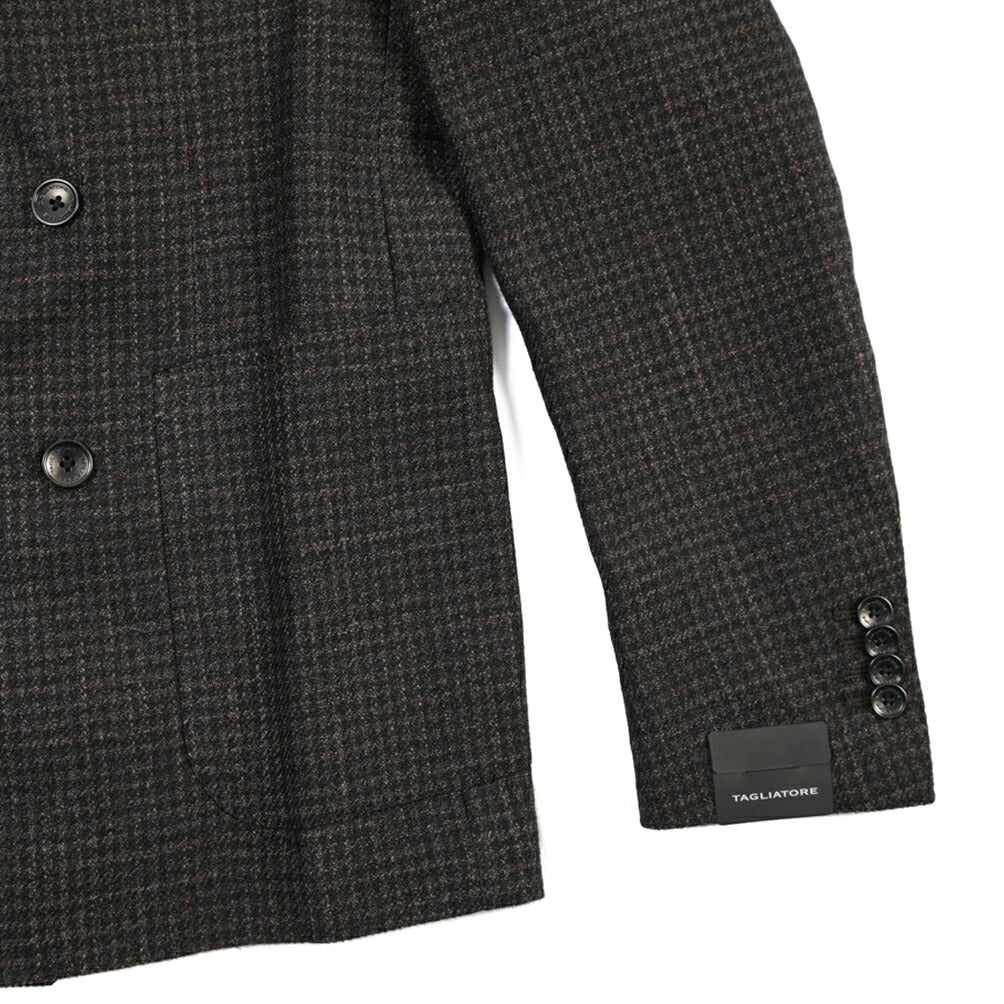 26-27AW TAGLIATORE “MONTECARLO” シルク混ウール 6Bダブルテーラードジャケット