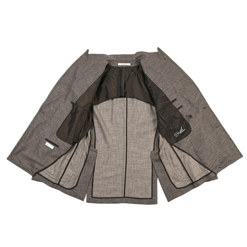26-27AW TAGLIATORE シルク混ウール 6Bダブルテーラードジャケット
