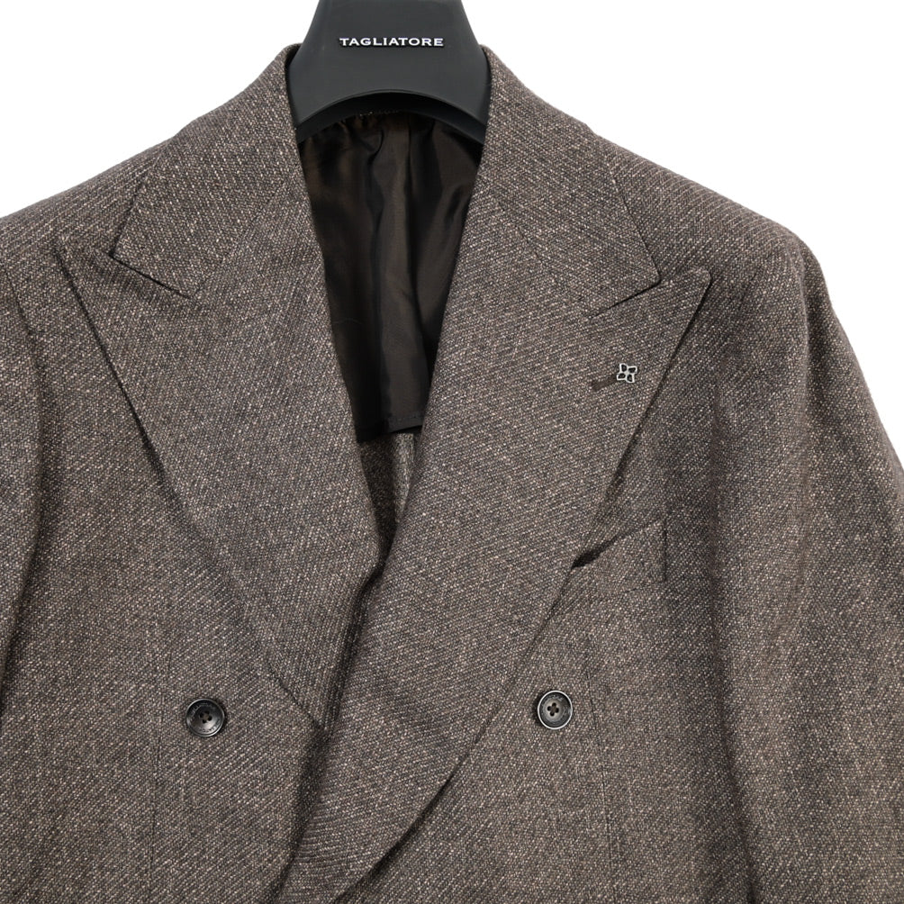 26-27AW TAGLIATORE シルク混ウール 6Bダブルテーラードジャケット
