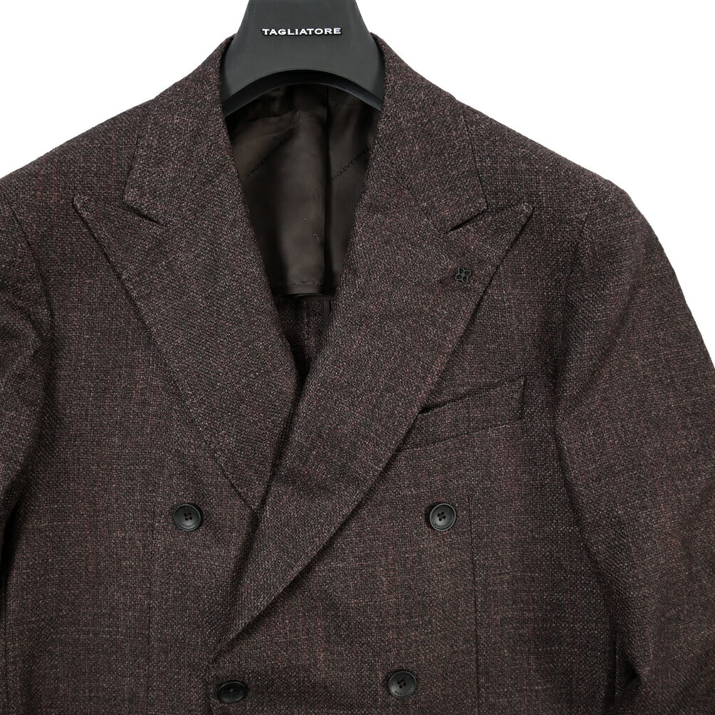 26-27AW TAGLIATORE “VESUVIO” シルク混ウール 6Bダブルテーラードジャケット