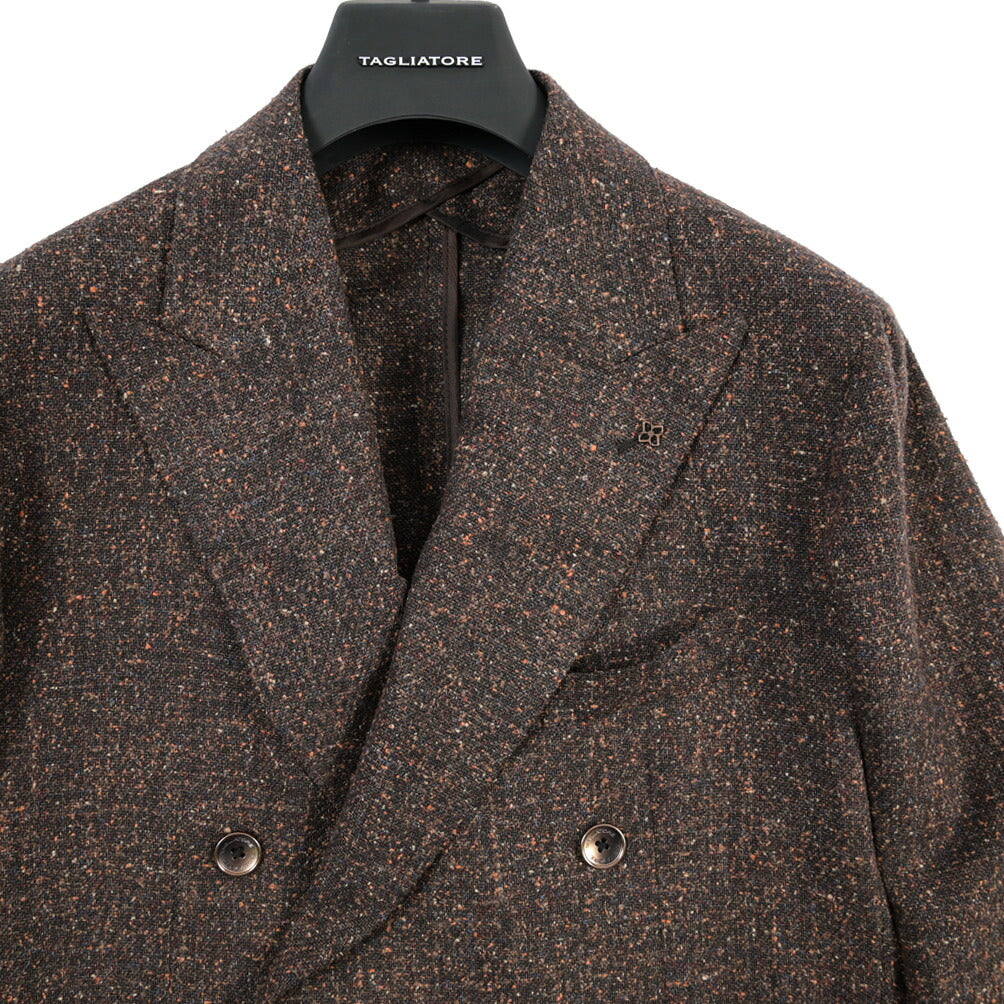 26-27AW TAGLIATORE “MONTECARLO” シルク混ウール 6Bダブルテーラードジャケット